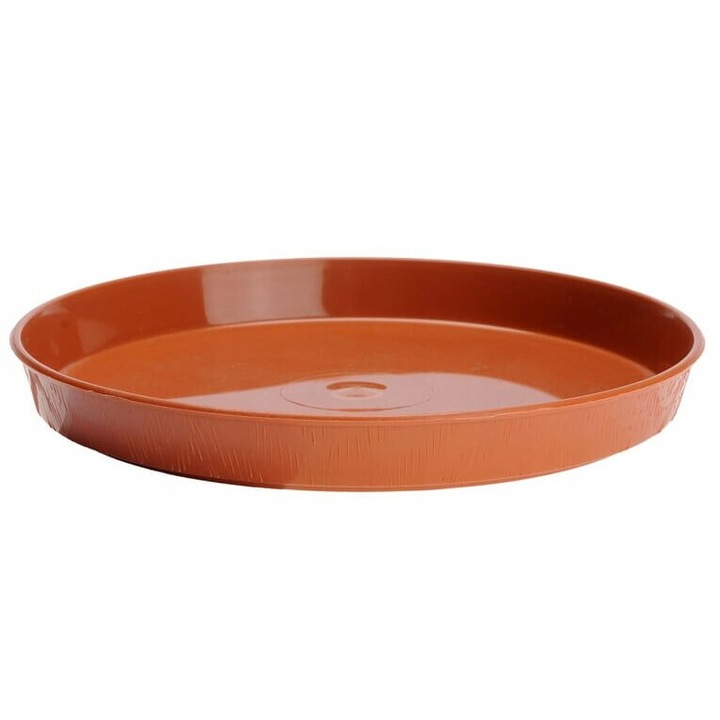 Galicja edénytartó, fa kinézetű, terrakotta, 17cm
