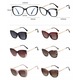 Ochelari calculator dama, Stylion, Plastic/Metal, UV400, Roz