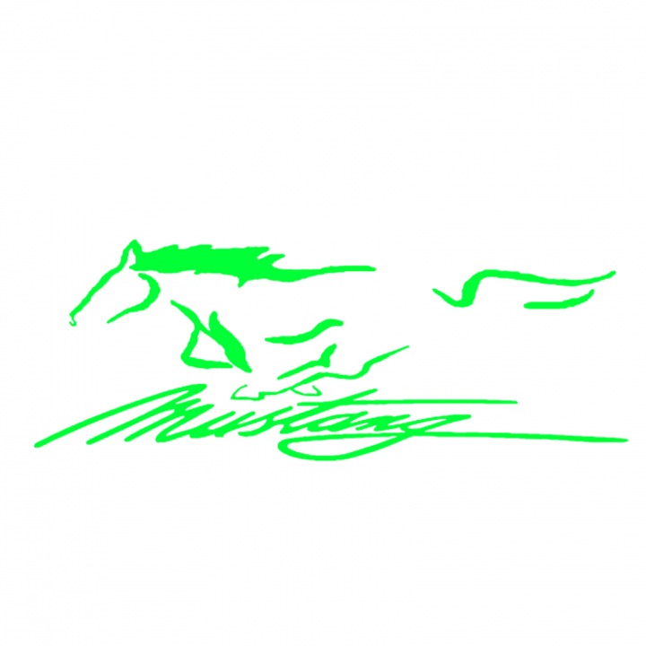 Autómatrica 20cm Ford Mustang Signature zöld