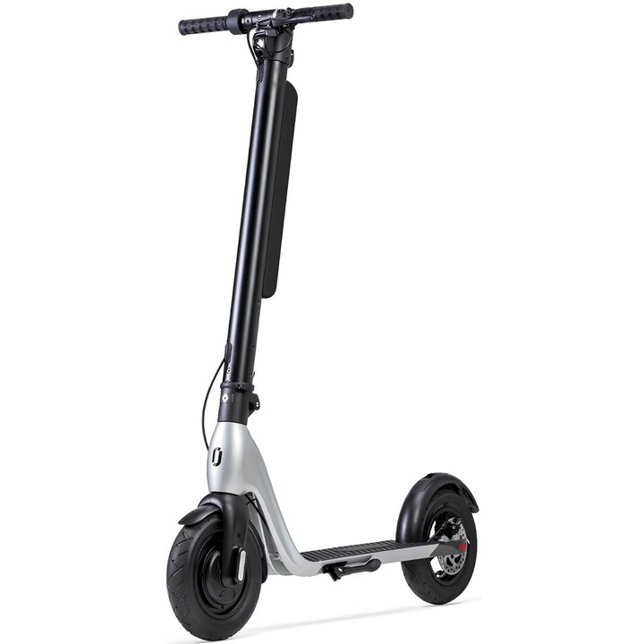 JIVR elektromos roller, összecsukható, LED, IP54, fekete/szürke, 10", 350 W, 50 km autonómia