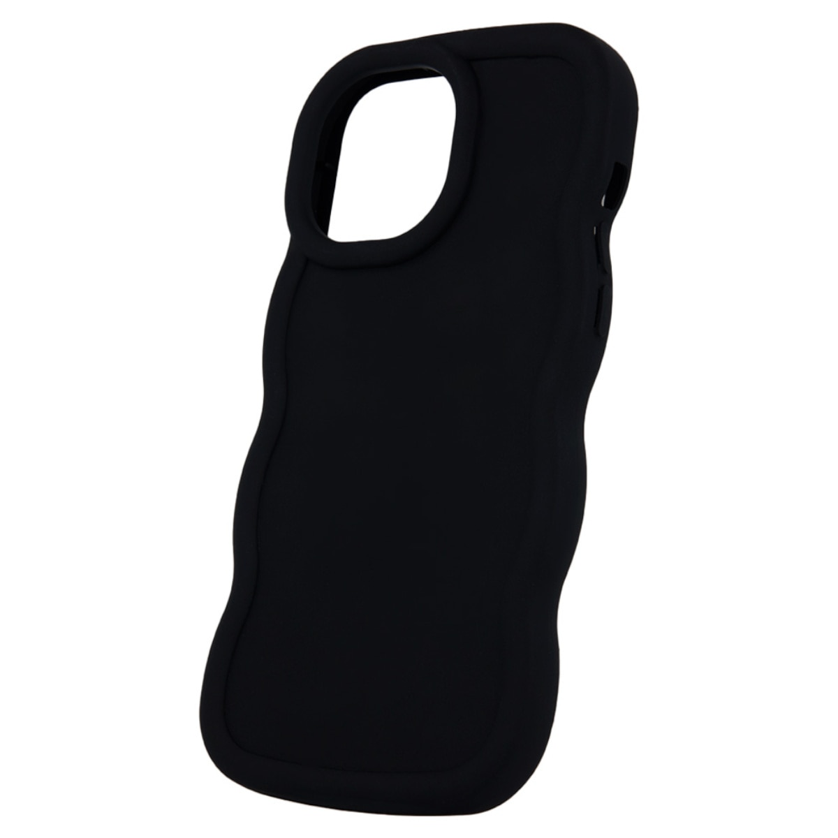 Husa spate Candy pentru protectie Xiaomi Redmi 13C 4G / 13C 5G, din TPU mat cu margini ondulate, neagra Negru Carcasa
