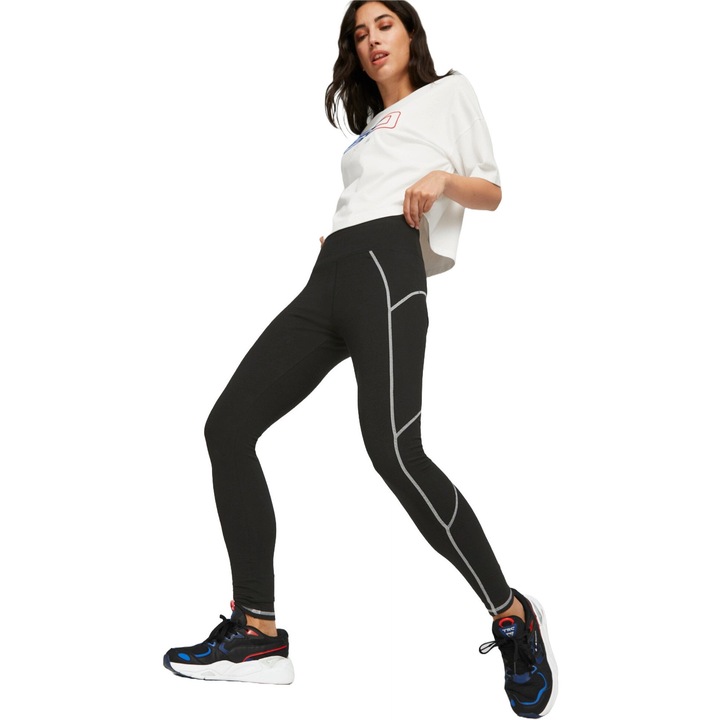 Sportleggings Puma Bmw Mms Wmn Leggings 29817, Fekete, 2XS
