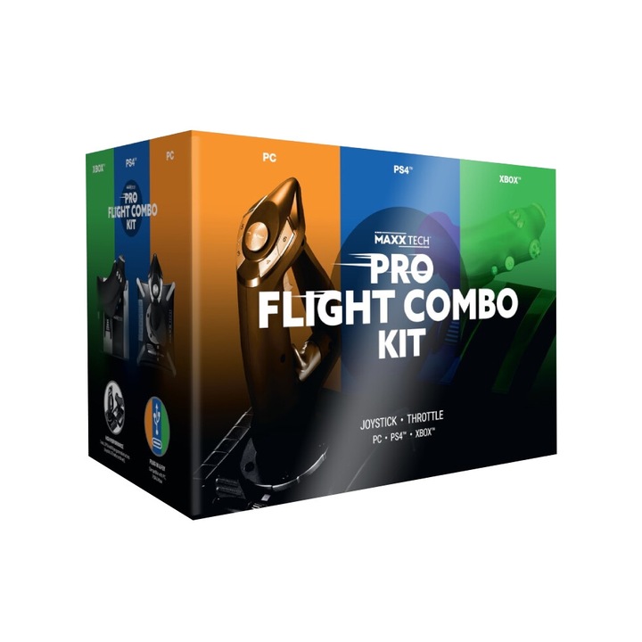 Джойстик Maxx Tech Pro Flight Combo - PS4/PC/XBOX