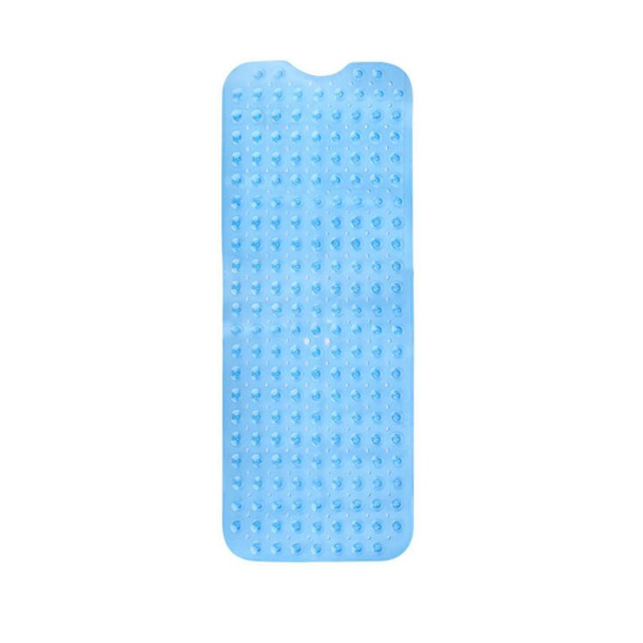 Подложка за вана, неплъзгаща се, 100 х 40 см, светло синя