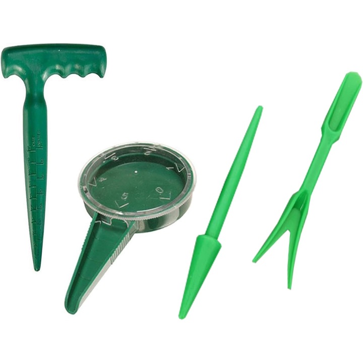 Set unelte de gradina, Enforose, secera ajustabila, perforator sol, plastic rezistent