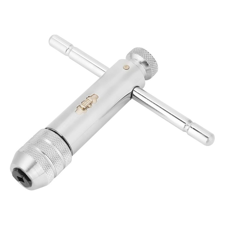 Multifunkciós T-racsnis csavarhúzó, Enforose, Állítható T-nyél, 3 pozíciós rendszer, Meghosszabbított csúszónyél, 30x5cm