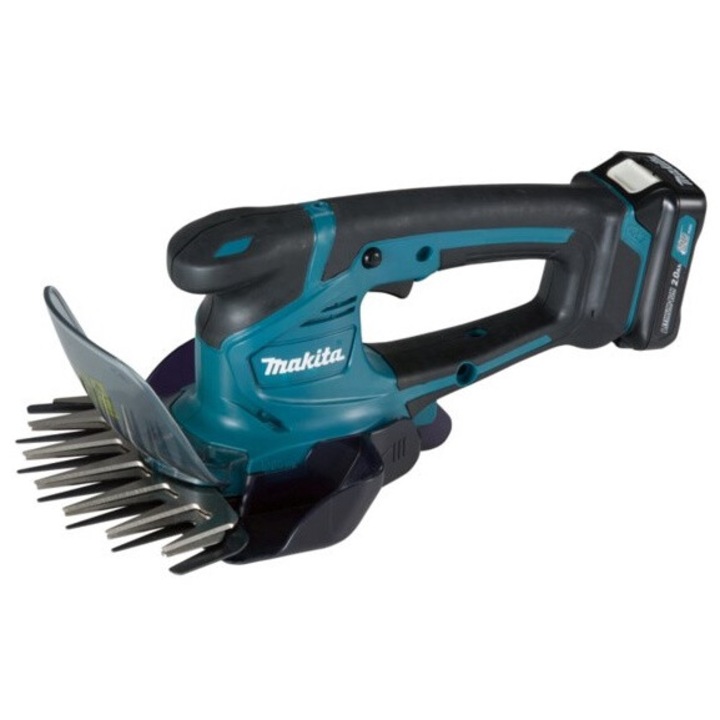 Trimmer electric Makita UM600DWAEX, 16 cm, 18 V, negru, albastru, 347x1.5cm