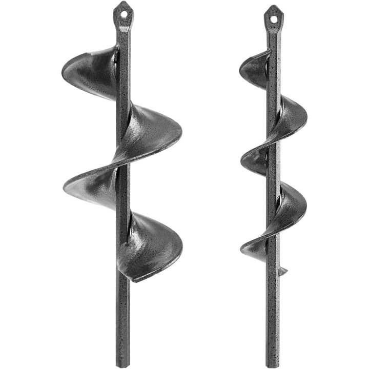 2 darabos fúrószár készlet, ideális bármilyen talajtípushoz, strapabíró multifunkcionális kerti szerszám hagymák ültetéséhez és még sok máshoz, a telepítés hatékonyságának növelésére tervezve