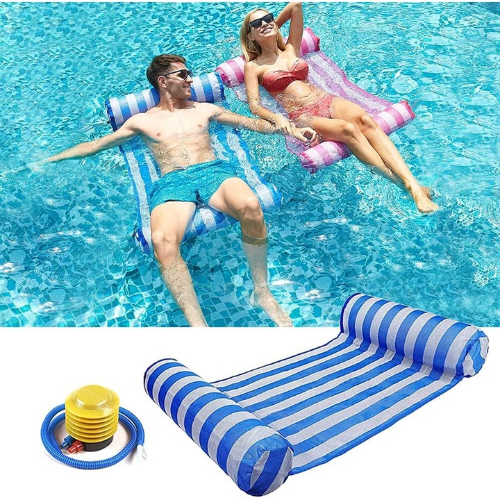 Pompa de picior tip balon, AMRINUGL, suporta pana la 120 kg, design ergonomic, uscare rapida, accesorii piscina