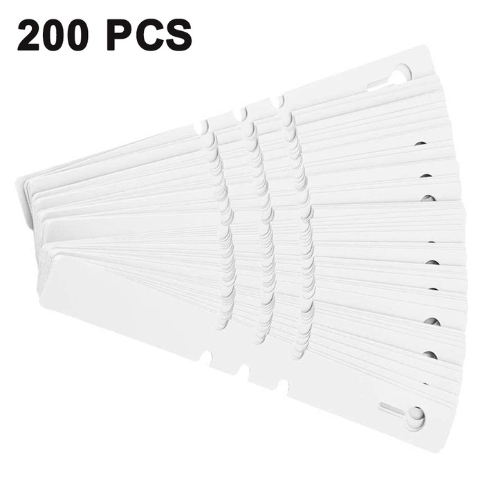 Set 200 Etichete pentru Gradina, PVC, Ajustabil pe 3 Nivele