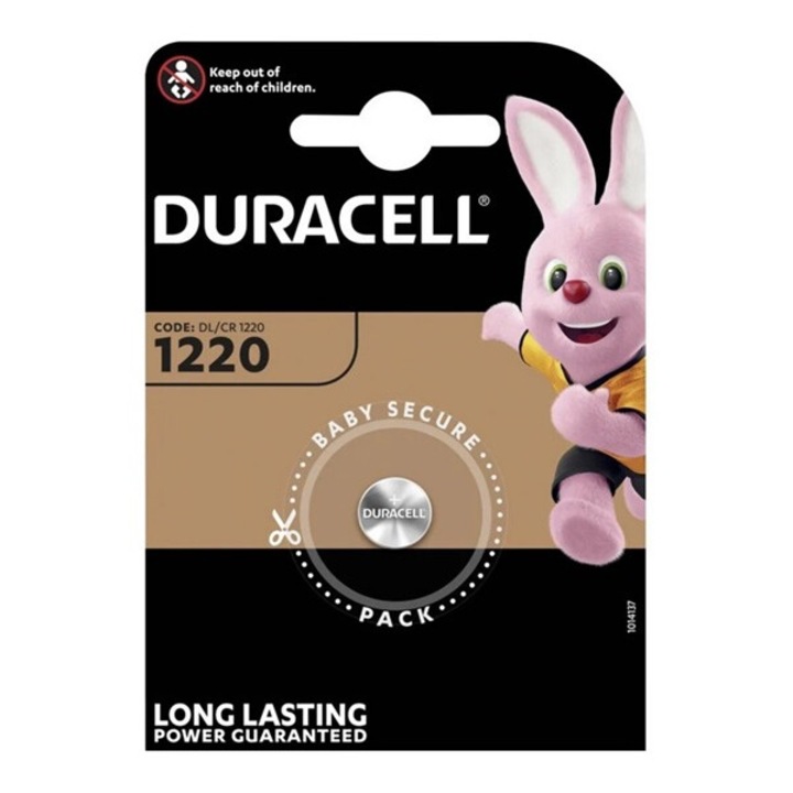 Duracell gombelem, cr1220, 3v, lítium, 1db/csomag