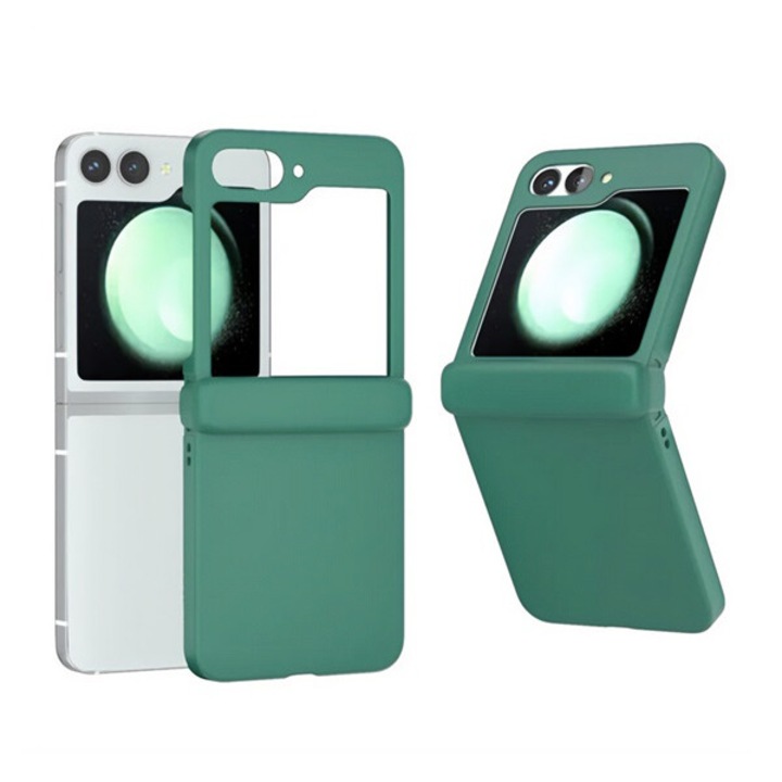 Gigapack műanyag mobiltelefon tok sötétzöld, kompatibilis: Samsung Galaxy Z Flip7 FE, SM-F761, / Galaxy Z Flip6, SM-F741