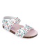 Sandale pentru copii Floricele Garvalin, blanco, marime 26