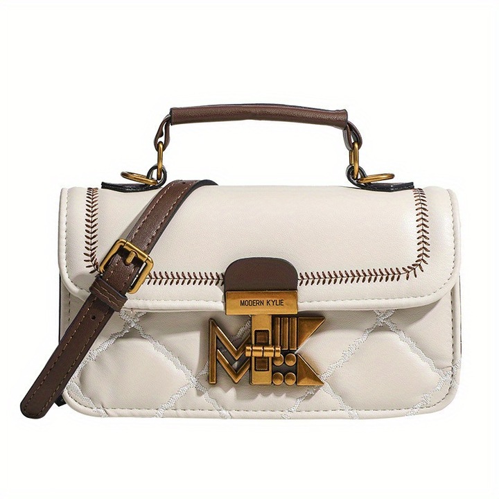 Geanta dama pentru umar, din piele ecologica PU, impermeabila, cu bretele reglabile si fermoar. Dimensiuni: 23x17x7.5 cm, negru. Ideale pentru sarbatori