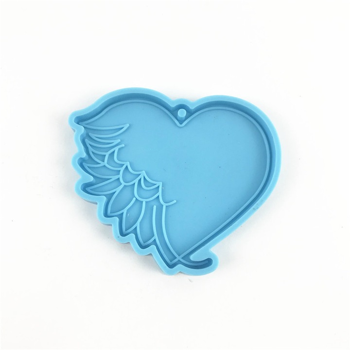 Matrita pentru suporturi din rasina, Sunmostar, design albastru, material silicon, dimensiune moderata