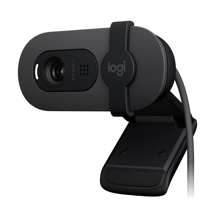 Уеб камера Logitech Brio 105, Full HD, Autofocus, Graphite, USB 2.0