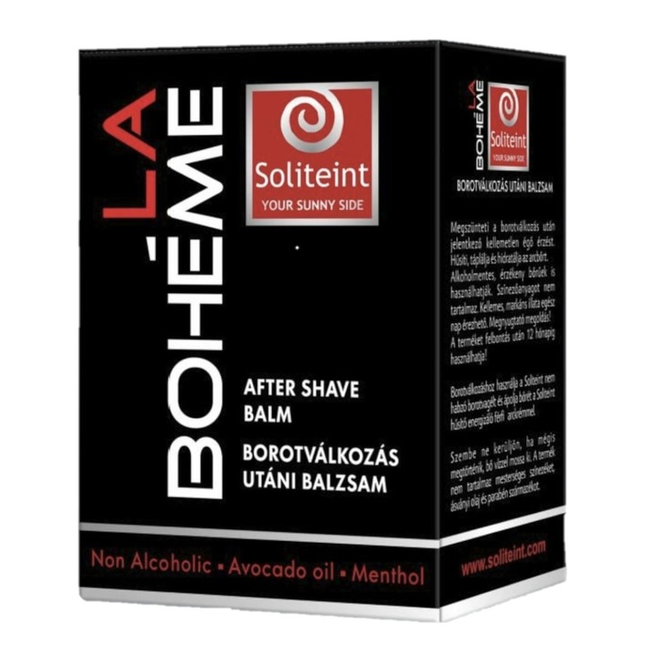 Balsam after shave Soliteint La Boheme, 50 ml