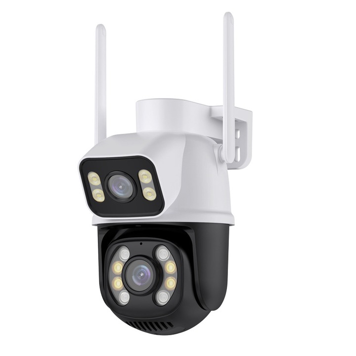 Camera de supraveghere exterior KUSPOAL, wireless, 360°, noapte, Wi-Fi