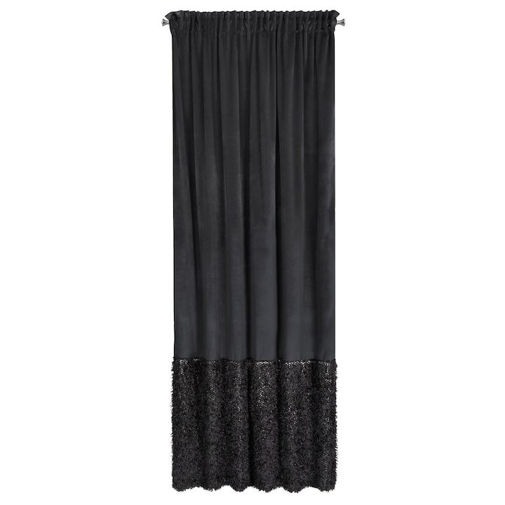 Függöny MARION 140 x 270 cm rejansa Eurofirany fekete