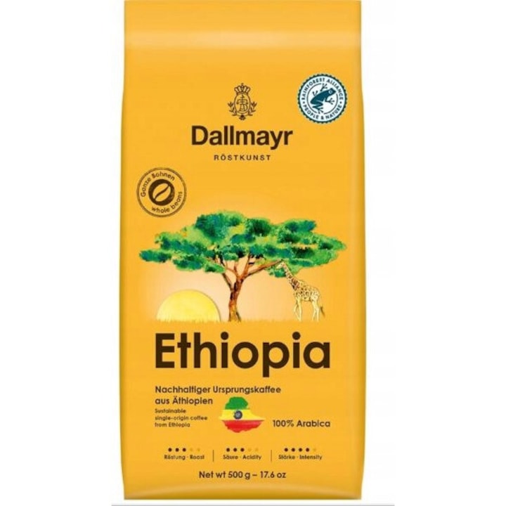 Cafea boabe Dallmayr Ethiopia, Arabica, 500g