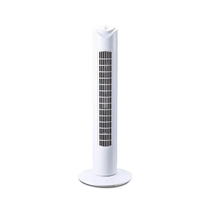 Ventilator de podea cu temporizator 45W/230V alb