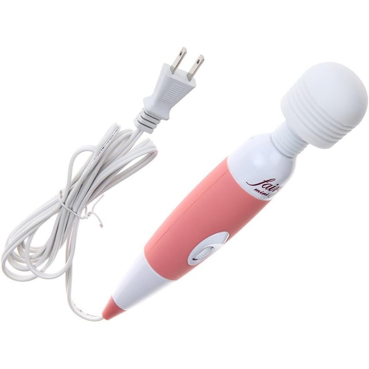 Fairy Mini vibrátor, CHAOHOT, állítható intenzitású, fehér és rózsaszín