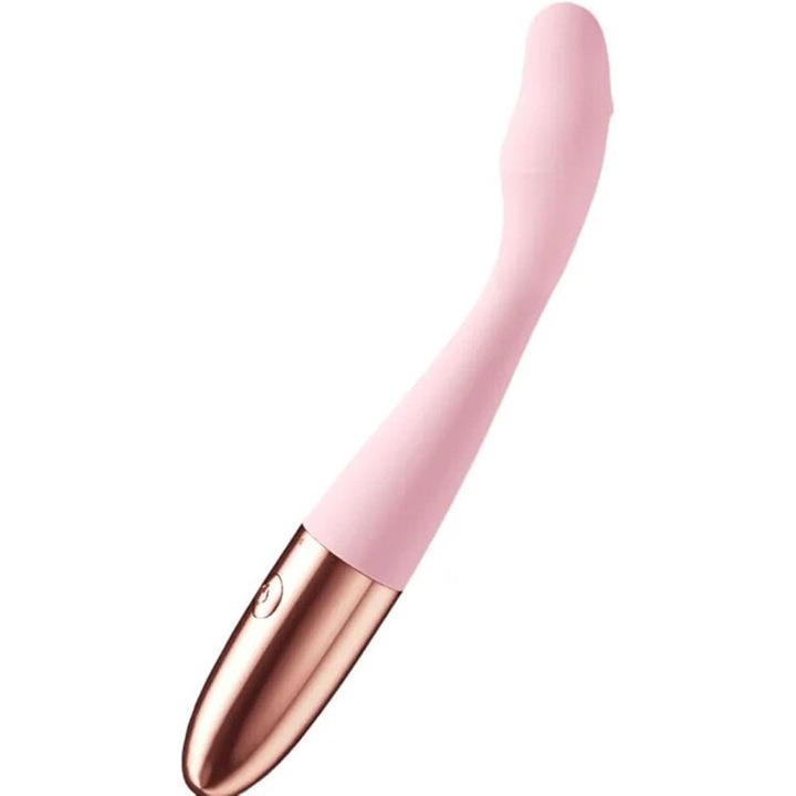 CHAOHOT G Spot vibrátor, valósághű design, 20 mód, szilikon, rózsaszín