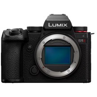Aparat foto Mirrorless Panasonic LUMIX S5M2 24 MP FF, Phase Hybrid AF, 6K/C4K/4K 4:2:2 10bit, Dual Native ISO, HFR/VFR 10bit, Real Time LUT, Body, Negru