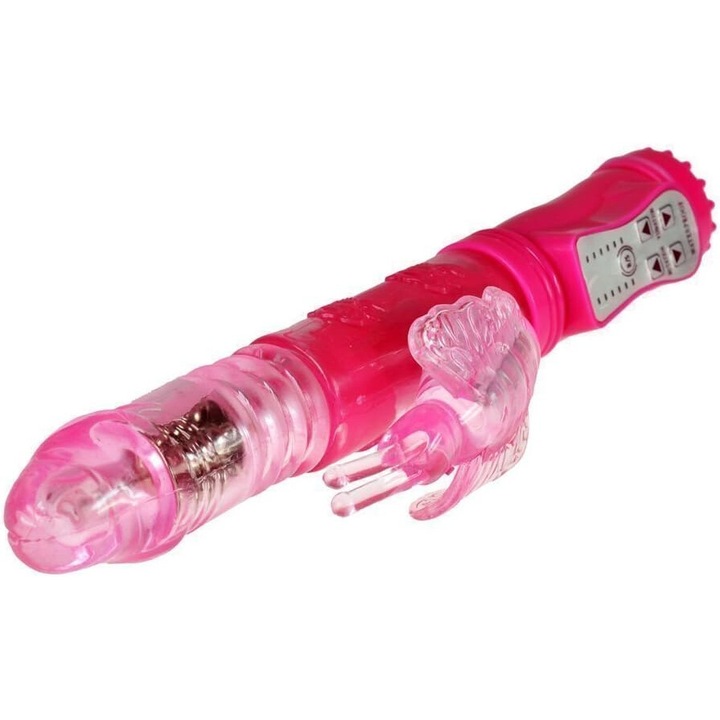 CHAOHOT Vibrátor és Dildó, testbiztos szilikon, vízálló, USB töltés, valósághű kialakítás, 25cm