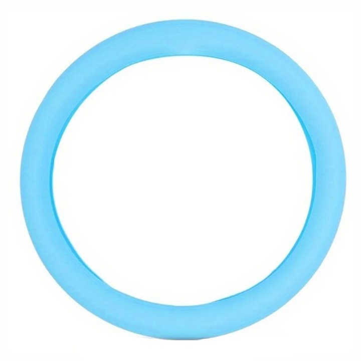 Husa Universala CCmax pentru Volan, Silicon Premium, Elasticitate Sporita, Diametru 33 - 40 cm, Albastru Deschis