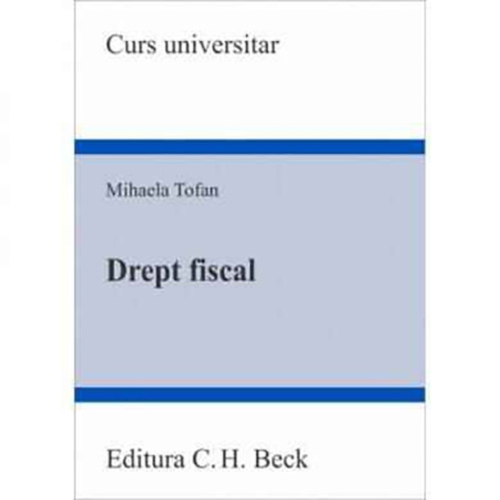 Drept fiscal, Mihaela Tofan
