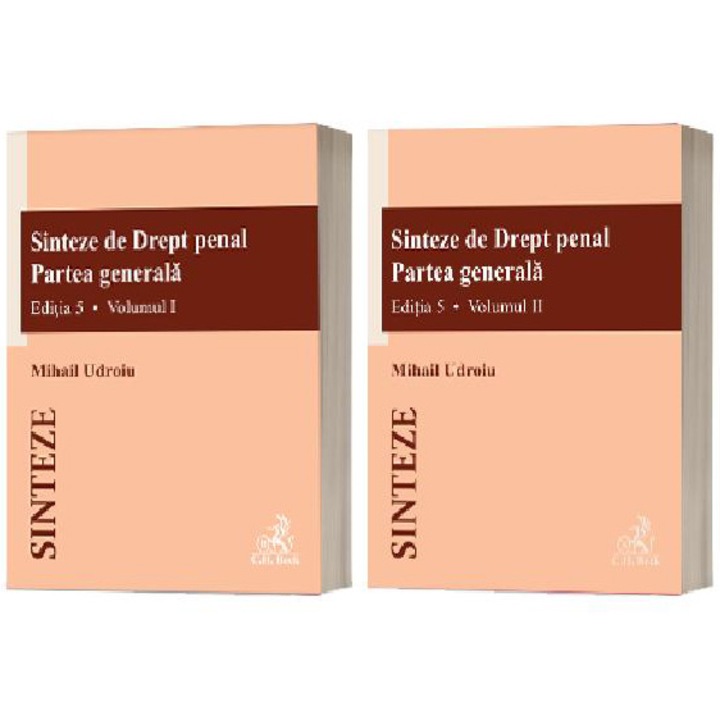 Sinteze de drept penal. Partea generala (vol. i + vol. ii), Udroiu Mihail