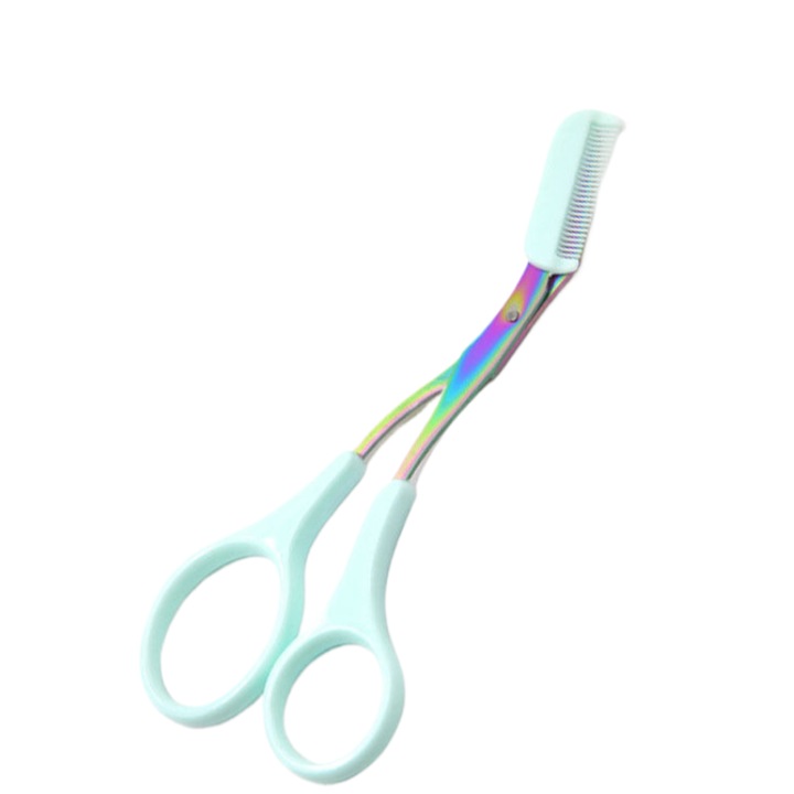 Lama Sprancene Profesional, Design cu Pieptene, Albastru, 5.3x12.9cm