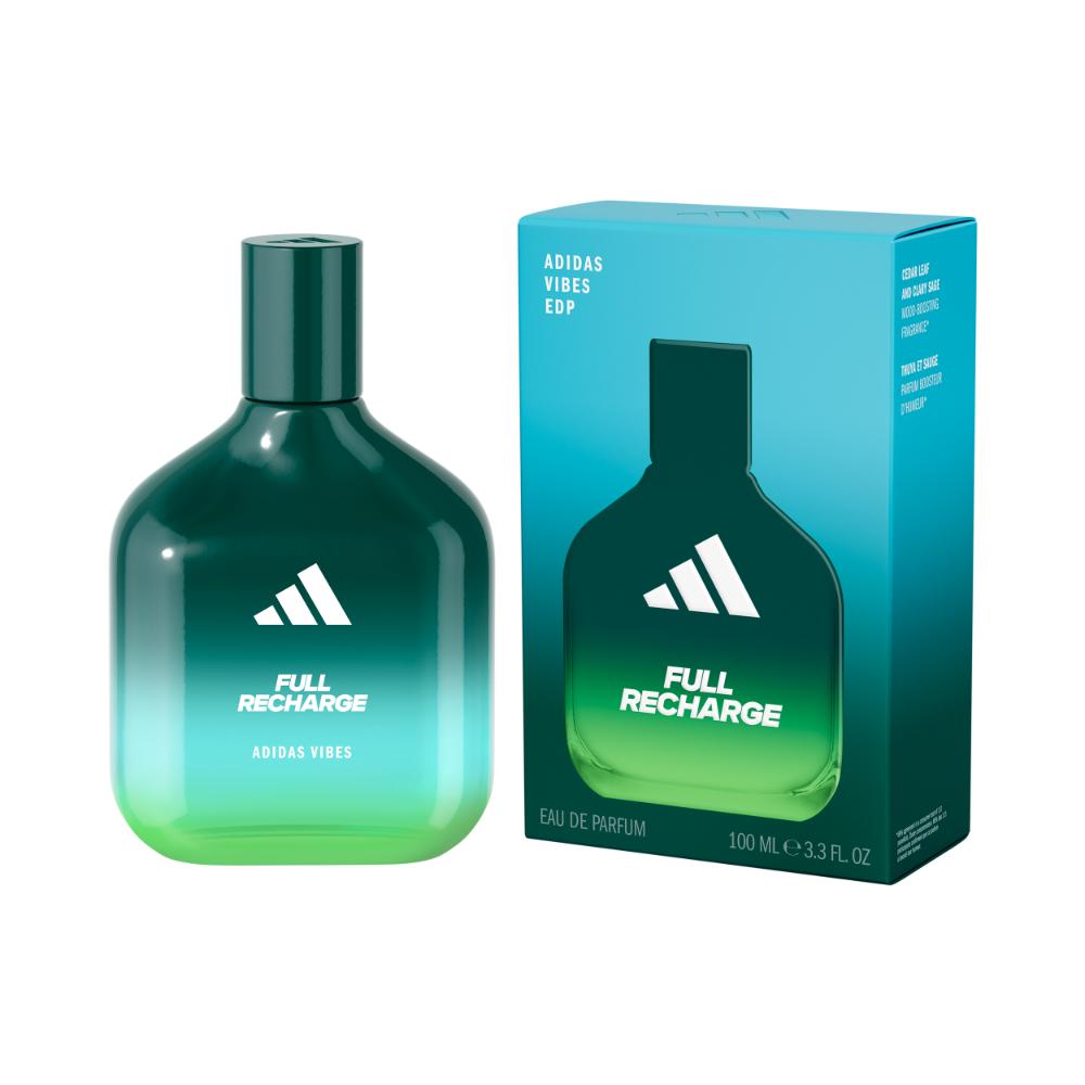 Apa de parfum Adidas Vibes Full Recharge, Unisex, 100 ml