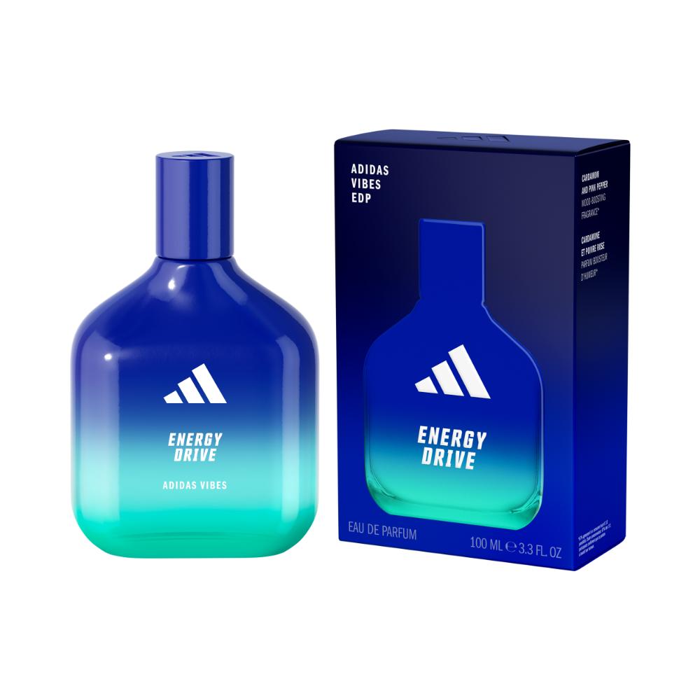 Apa de parfum Adidas Vibes Energy Drive, Unisex, 100 ml