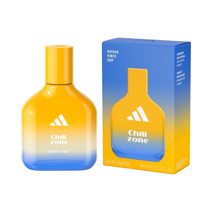 Apa de parfum Adidas Vibes Chill Zone, Unisex, 50 ml