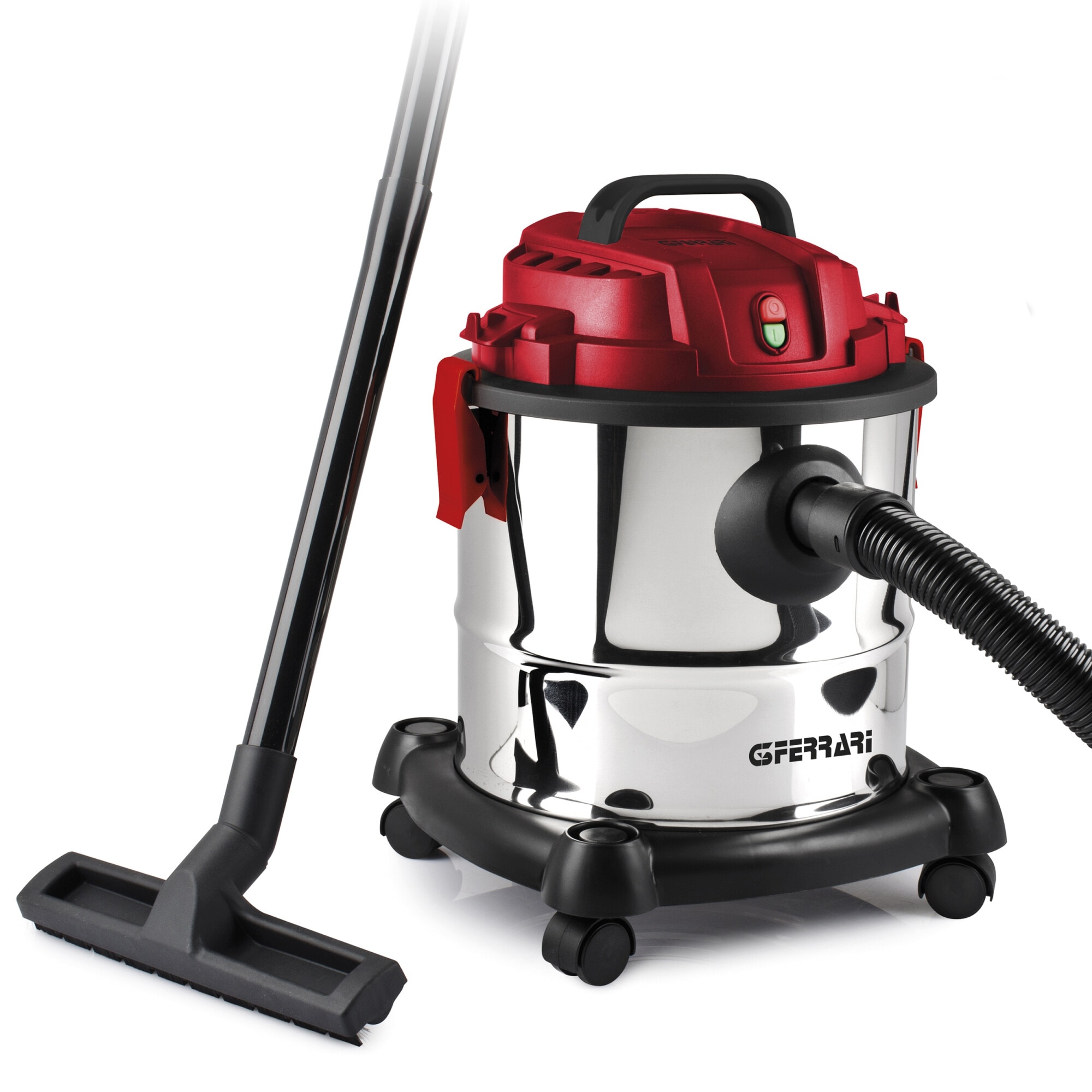 Aspirator umed uscat G3Ferrari Fusto, 1000W, 20l, functie de suflare, rosu