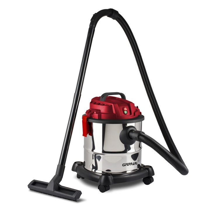 Aspirator umed uscat G3Ferrari Fusto, 1000W, 20l, functie de suflare, rosu