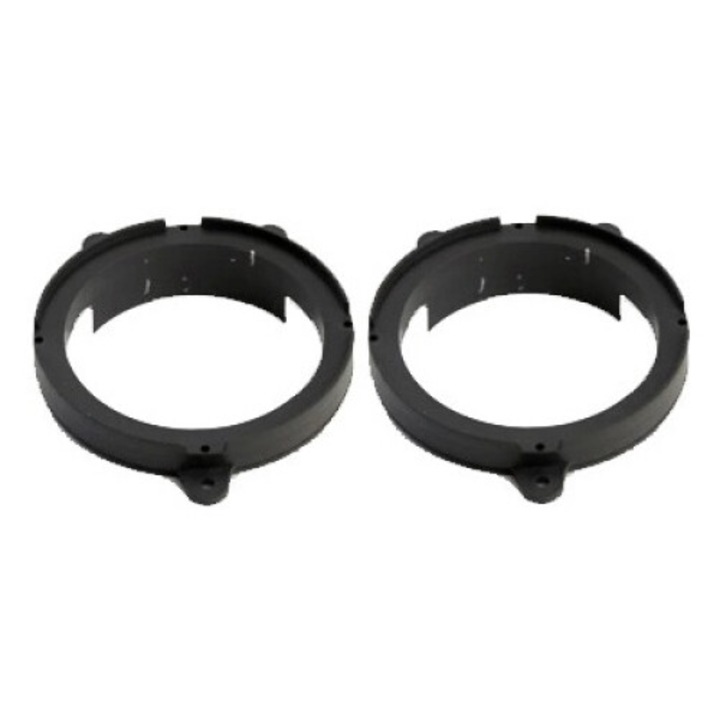 Set 2 Inele adaptoare difuzoare auto Cod 20.529 Renault Twingo 2 2007-2014 Fata 130mm