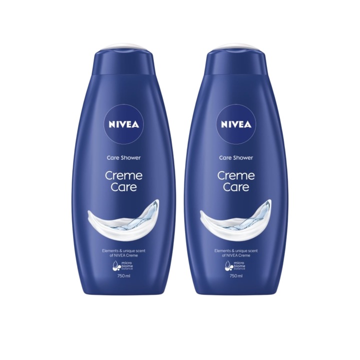 Nivea Creme Care Original tusfürdő szett, 2x750 ml