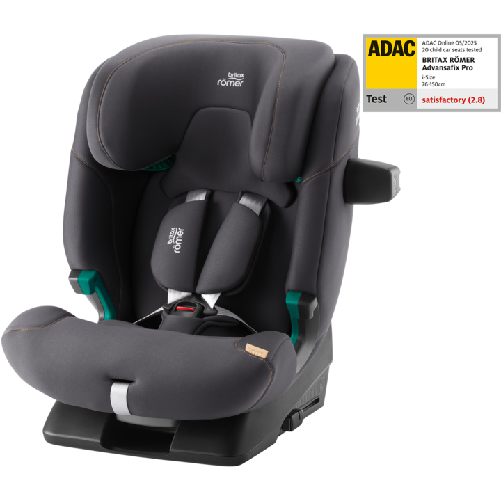 Детско столче за кола Britax Romer Advansafix Pro, 15 месеца - 12 години, с isofix, Midnight Grey