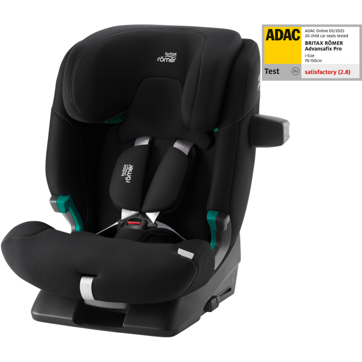 Детско столче за кола Britax Romer Advansafix Pro, 15 месеца - 12 години, с isofix, Space Black