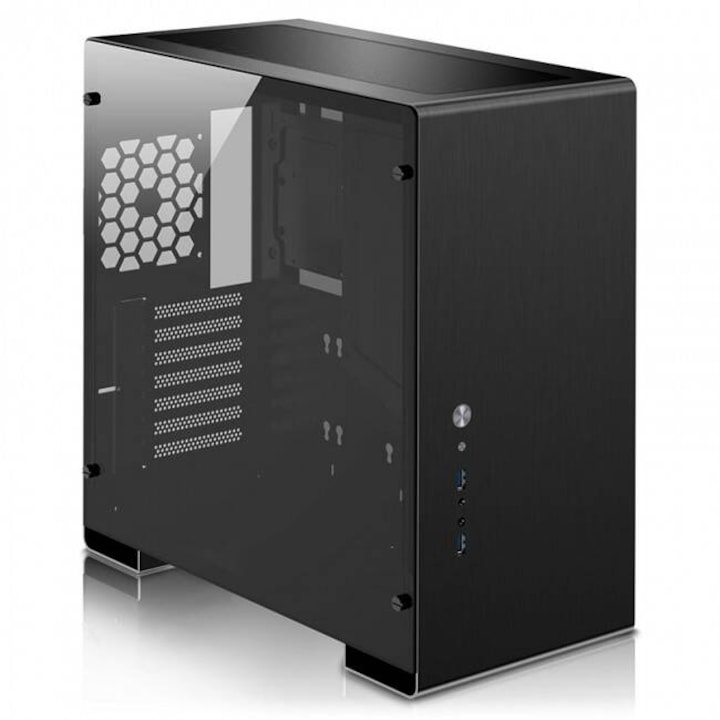 Carcasa Gaming SAVIO Prime X1, Tempered Glass ARGB, Mid-Tower, fara sursa, ATX