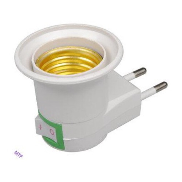 Konnektoros Lámpa, Éjjeli lámpa, Izzó Átalakító, kapcsolóval