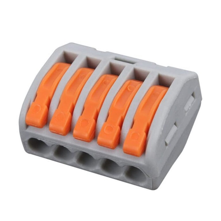 Conector Doza Rapid 5 Poli - Set de 10 bucati