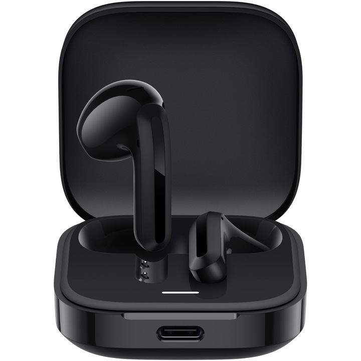 Xiaomi Redmi Buds 6 Active vezeték nélküli fülhallgató, Bluetooth 5.4, autonómia 30 óra, IPX4, fekete