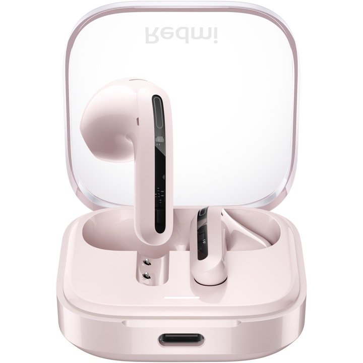 Xiaomi Redmi Buds 6 Active vezeték nélküli fülhallgató, Bluetooth 5.4, autonómia 30 óra, IPX4, rózsaszín