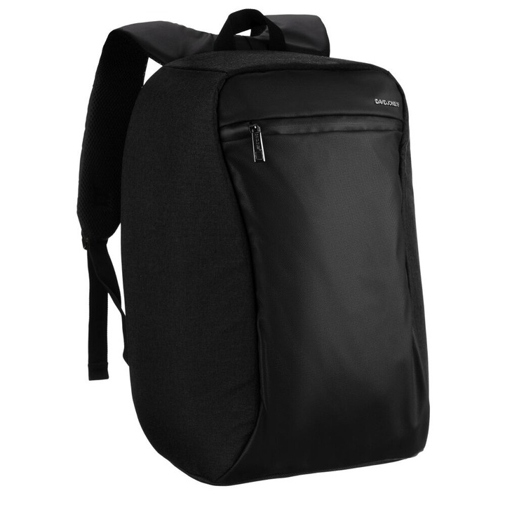 Rucsac modern pentru laptop cu port USB, David Jones, 15", multicolor