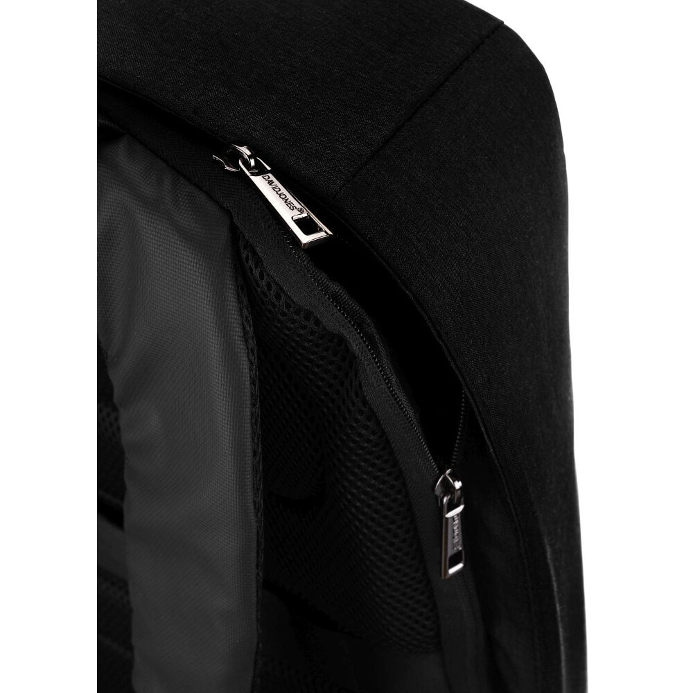 Rucsac modern pentru laptop cu port USB, David Jones, 15", multicolor