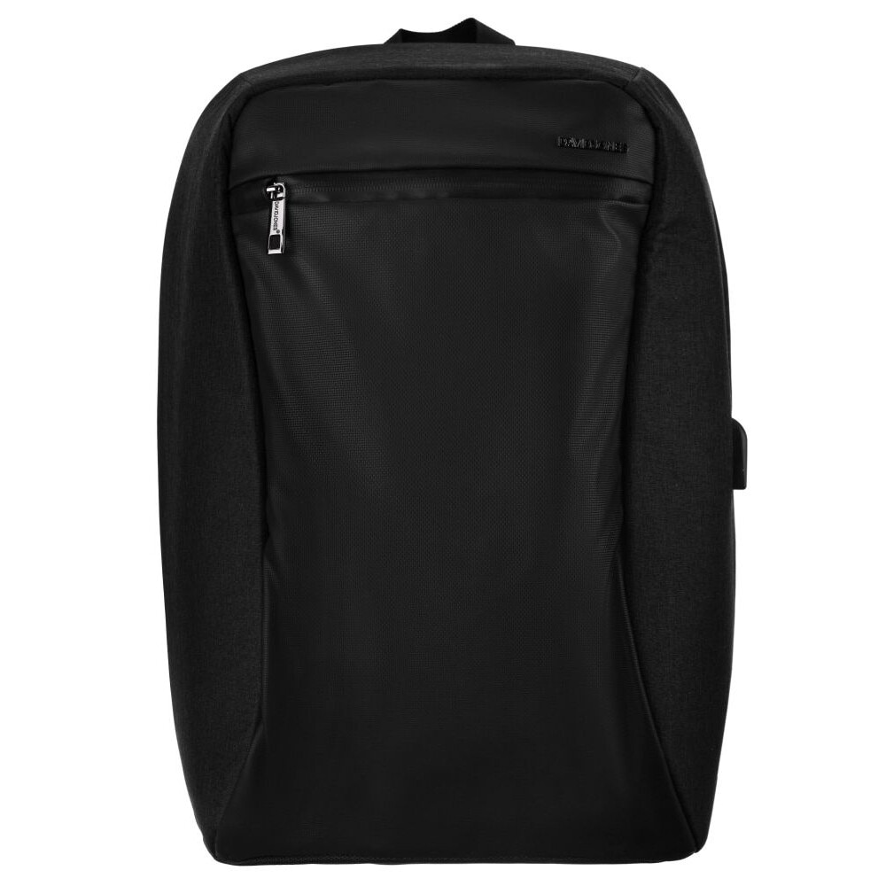 Rucsac modern pentru laptop cu port USB, David Jones, 15", multicolor